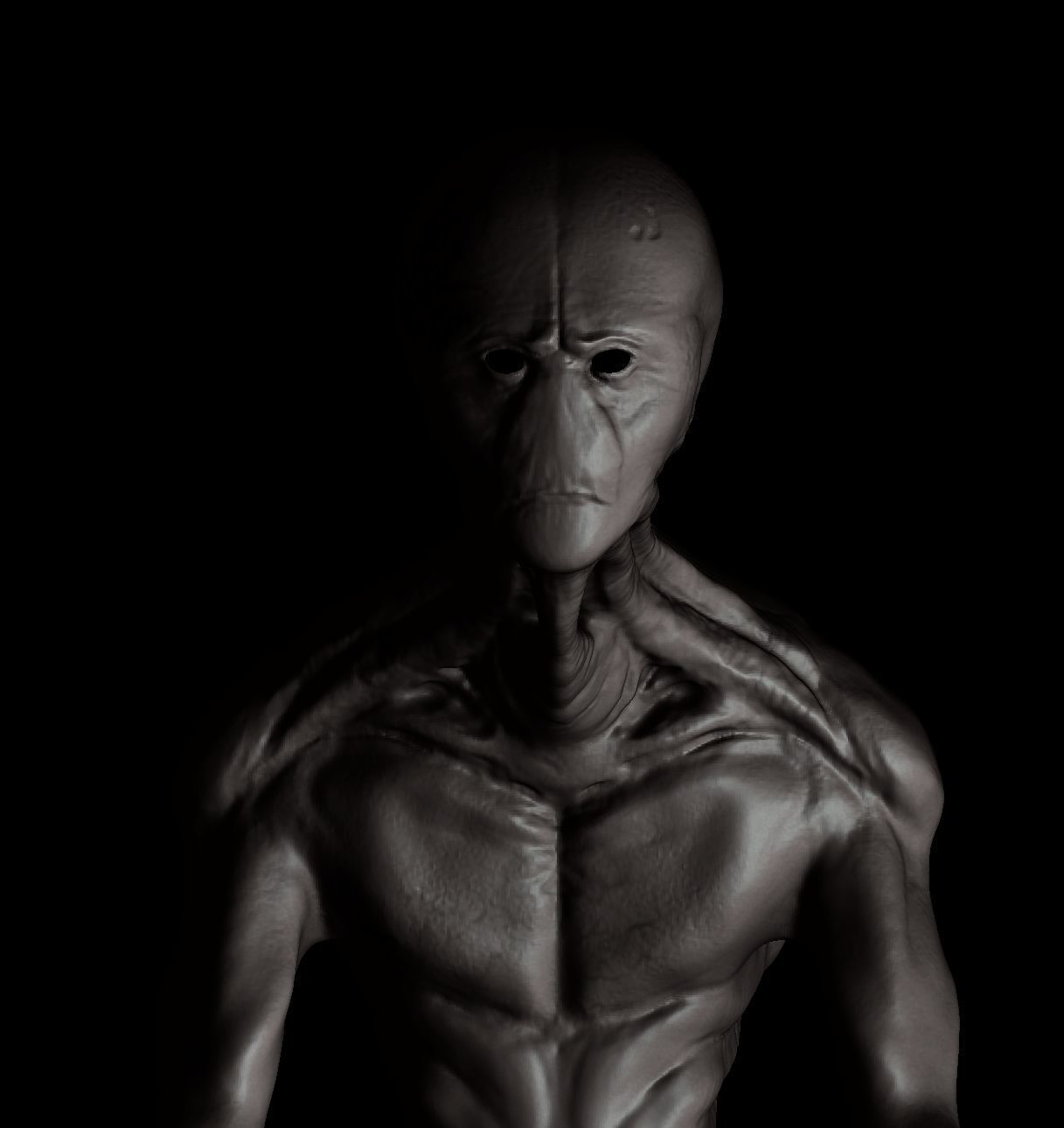 Abductor - Alien movie classic Fire in the Sky 3D print model_3
