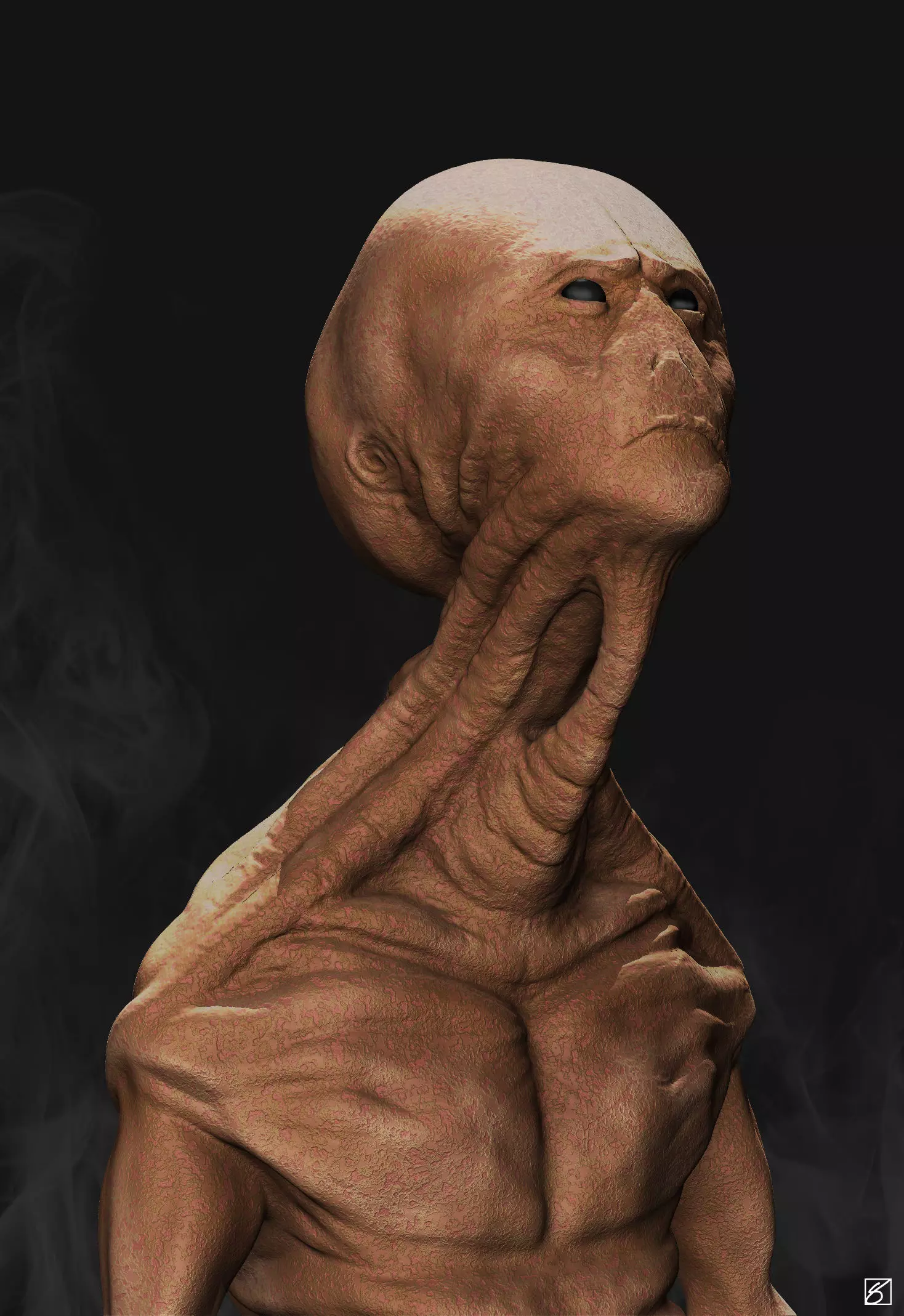 Abductor - Alien movie classic Fire in the Sky 3D print model_1