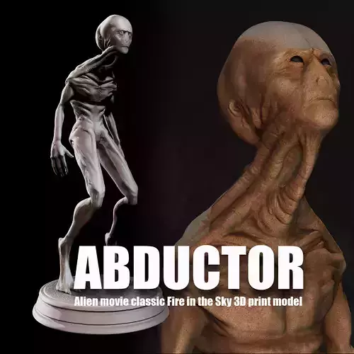 Abductor - Alien movie classic Fire in the Sky 3D print model