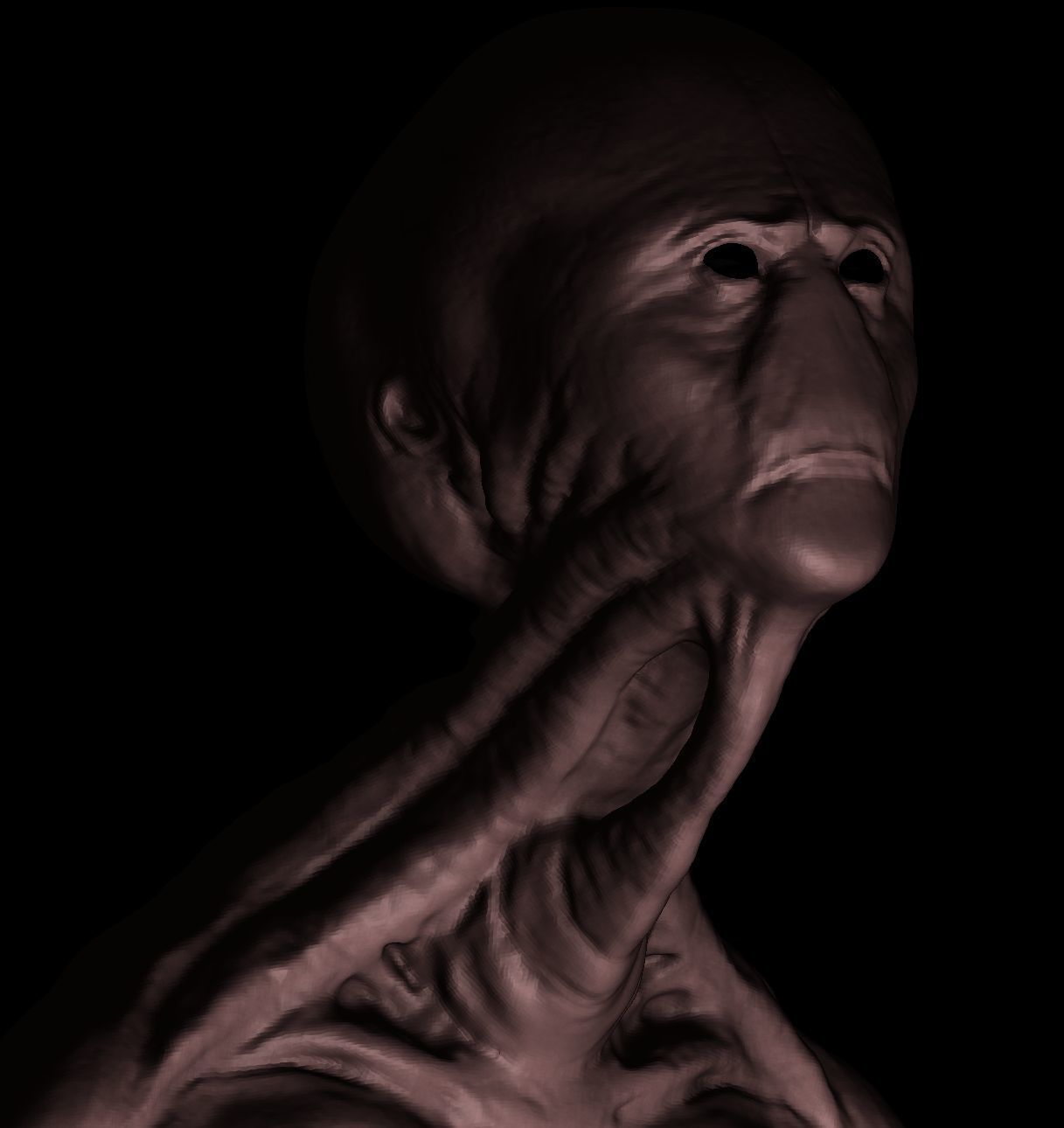 Abductor - Alien movie classic Fire in the Sky 3D print model_2