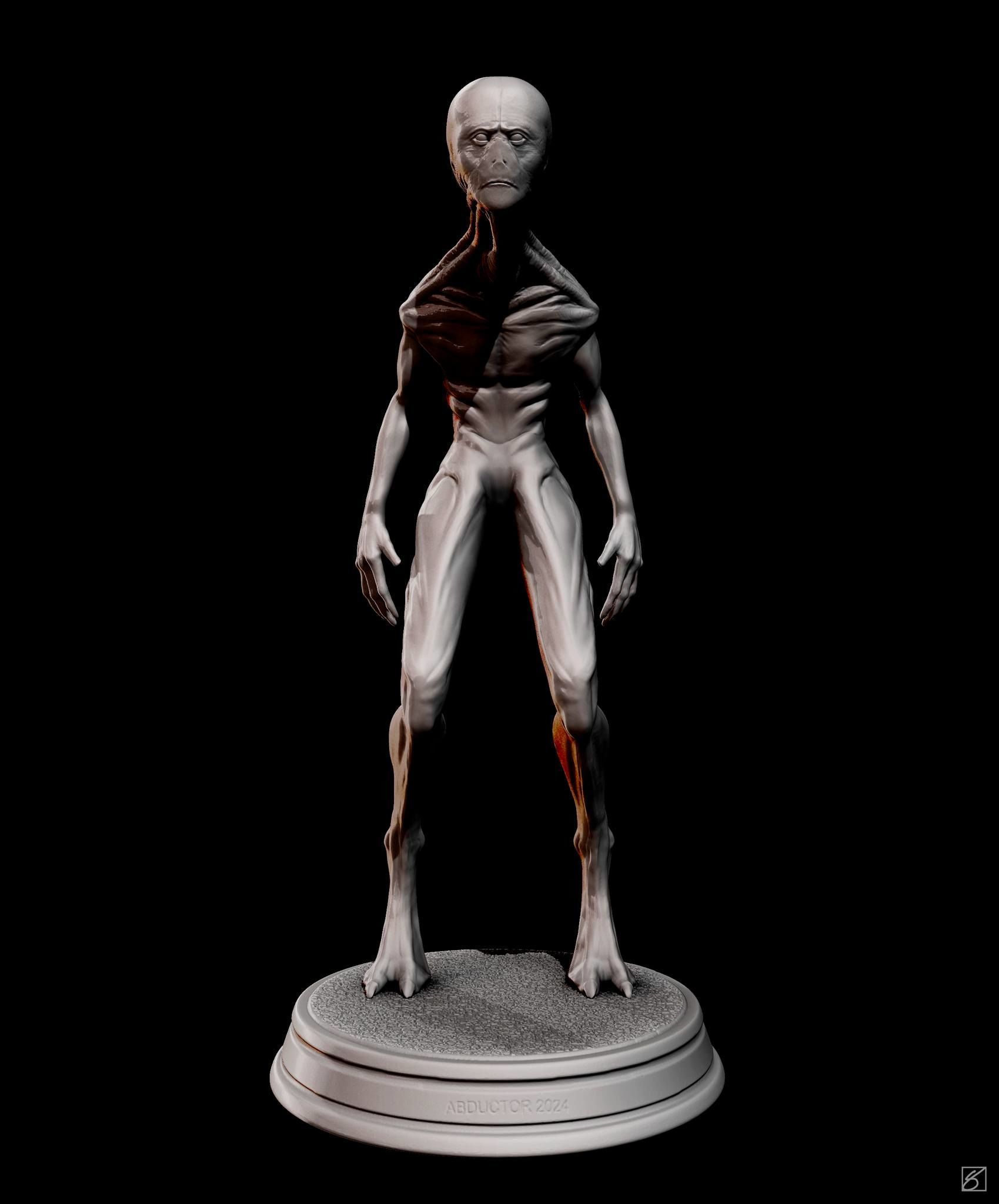 Abductor - Alien movie classic Fire in the Sky 3D print model_4