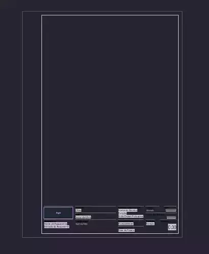 Dynamic AutoCAD Layout Block with Adjustable Sizes - A4 to A0