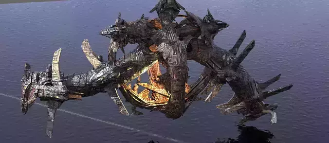 Transformer tail architecture debris 