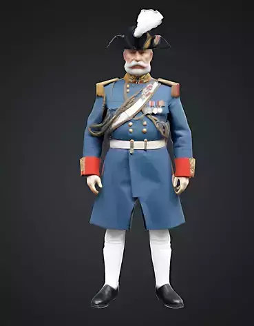 British general Fixed 3D print model