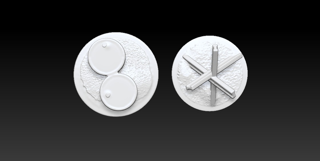 Scatter Terrain Barrels and Hedgehog 3D print model_4