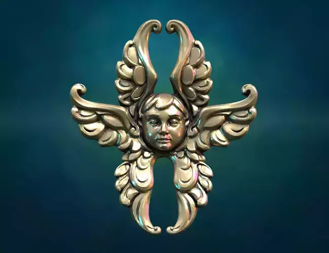 Angel Cherub Decoration 3D print model