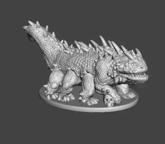 BASILISK MONSTER MINIATURE MODEL FOR FANTASY GAMES DND RPG 3D print model