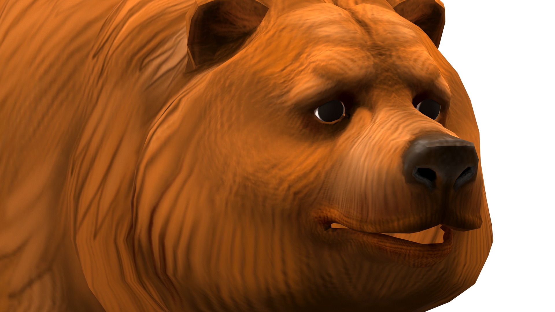 bear  rig  high-poly  textured  3D model_12