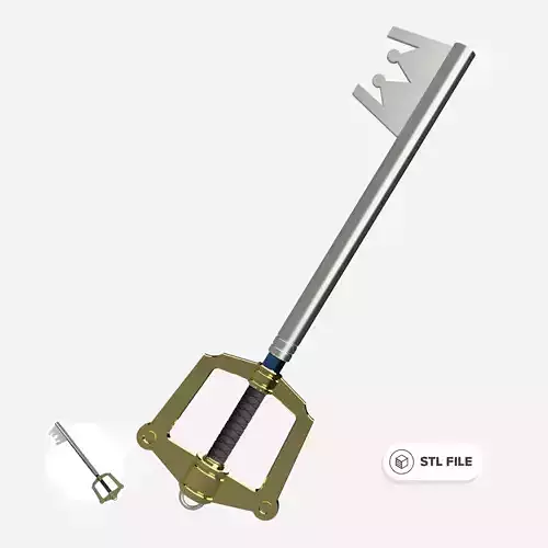 Kingdom Key STL Kingdom Hearts Inspired Keyblade
