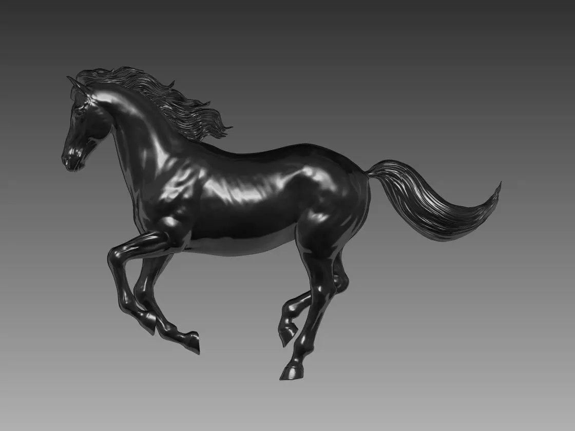 Horse 3D STL 3D print model