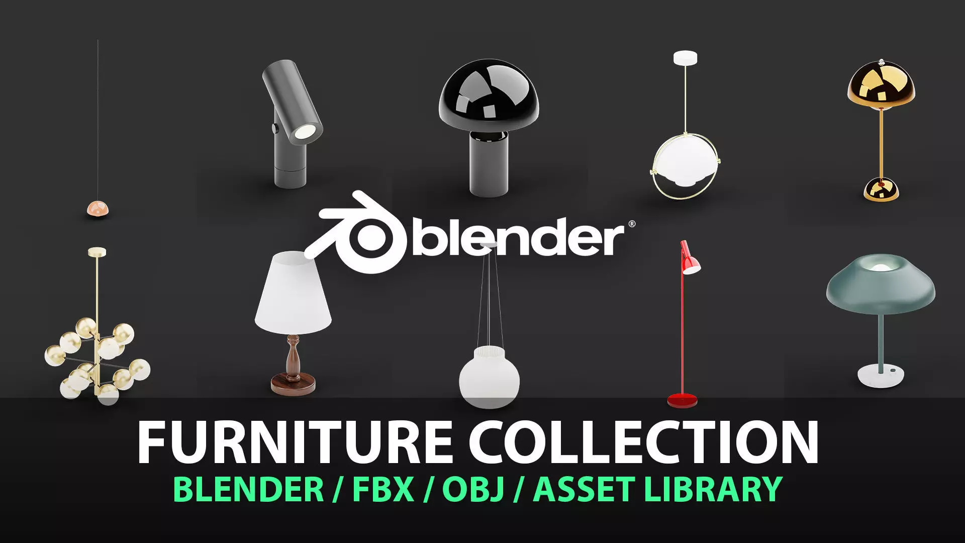 Lamp Model Collection Vol 4 3D model_0