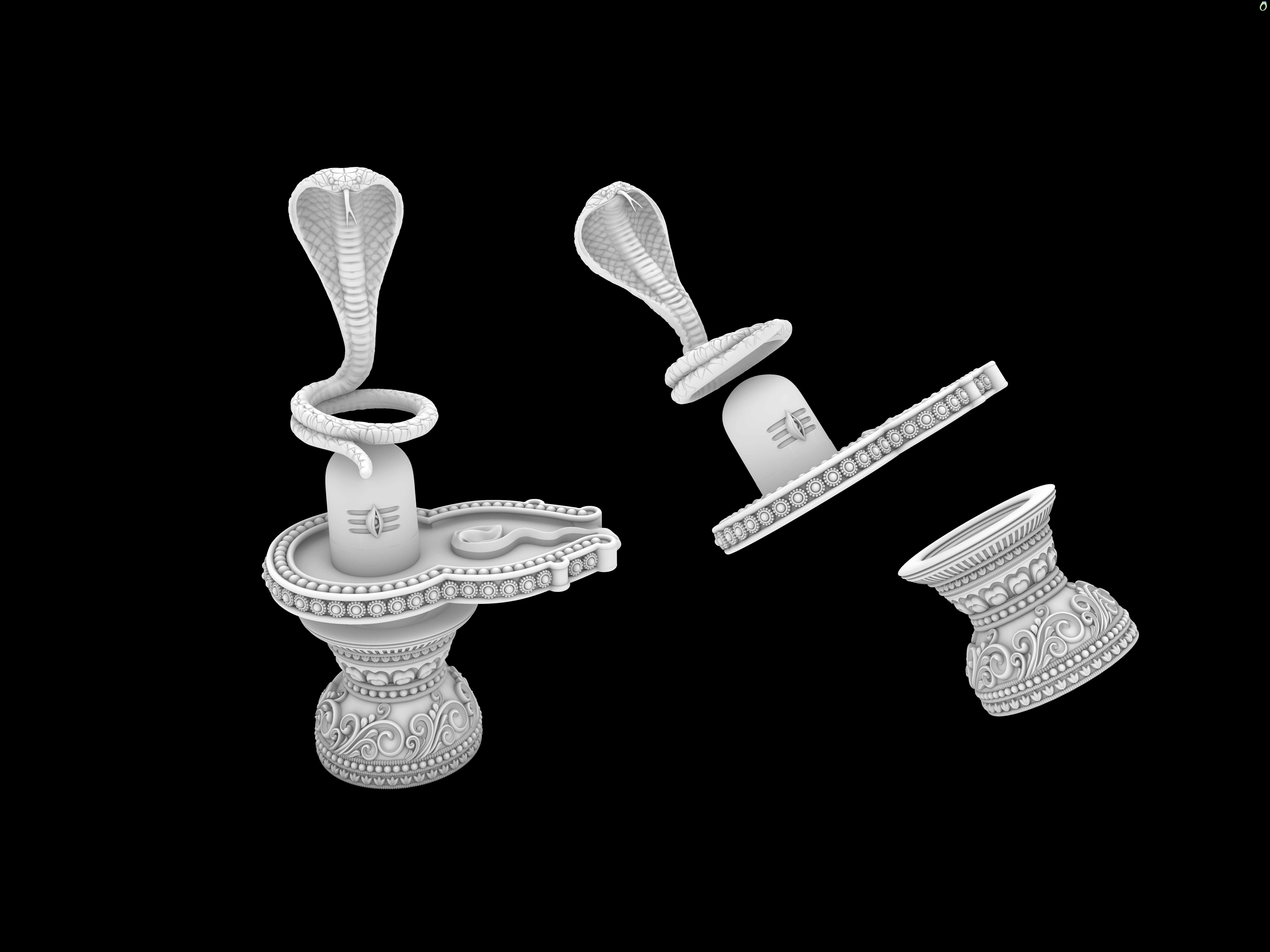 Shivling 10-11 Gr 3D print model_1