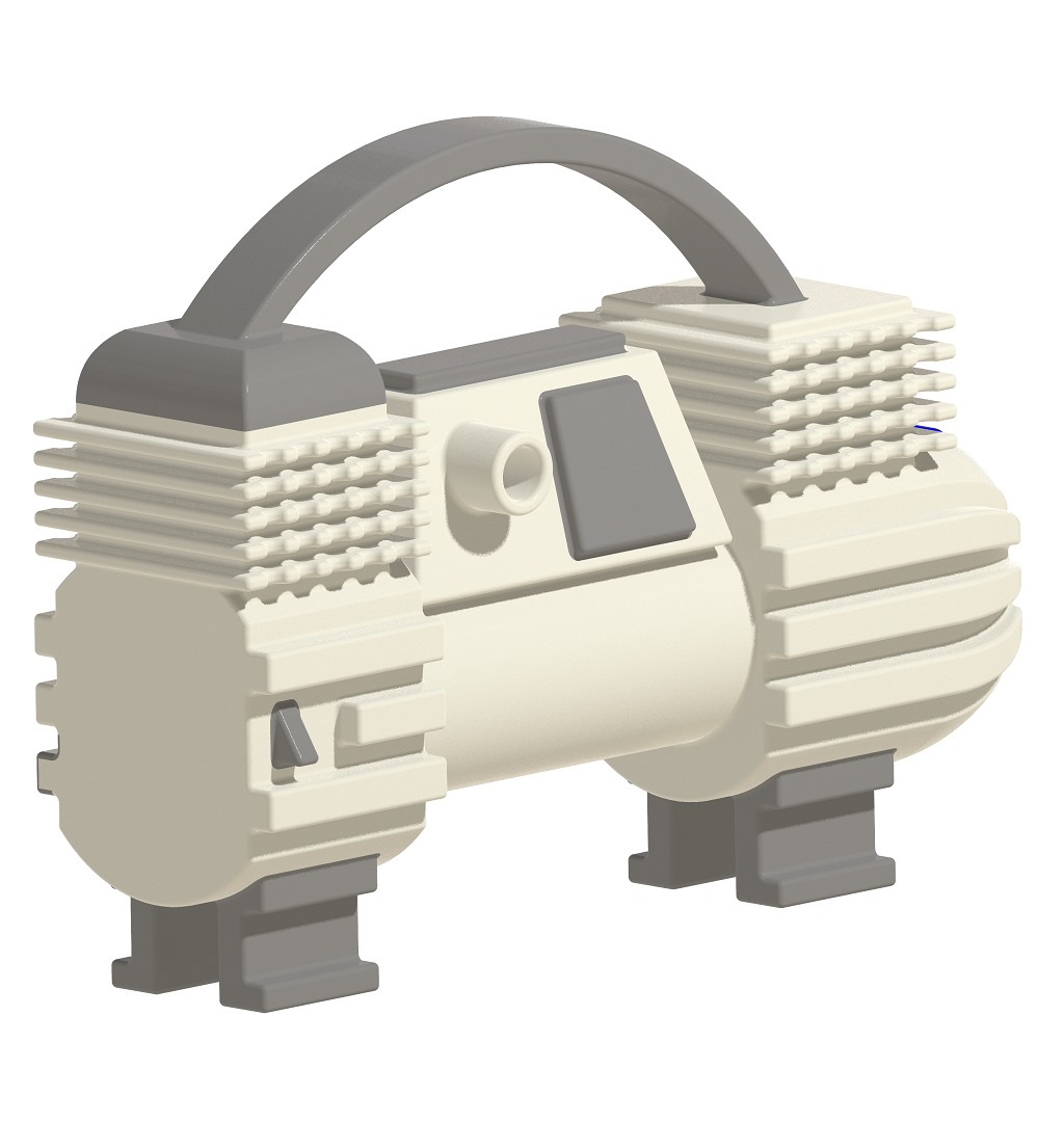 Auto Air Compressor 3D print model_2