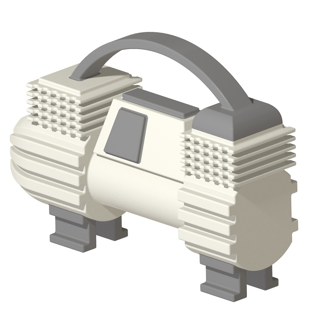 Auto Air Compressor 3D print model_3