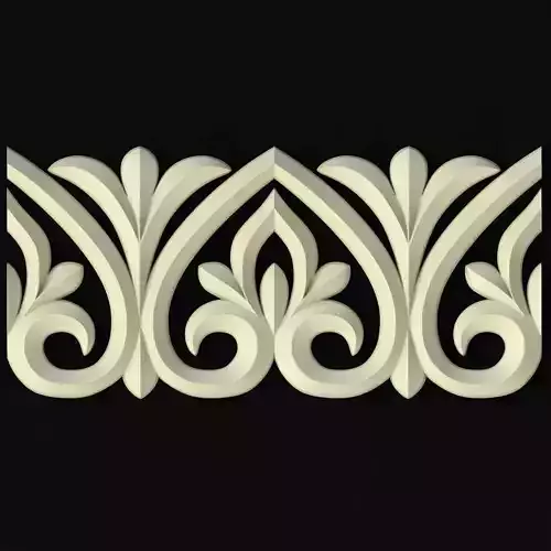 Central decor ornament for furniture