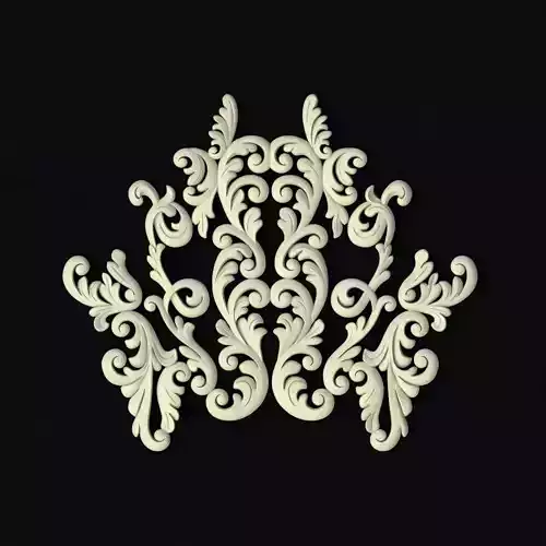 Central decor ornament for furniture