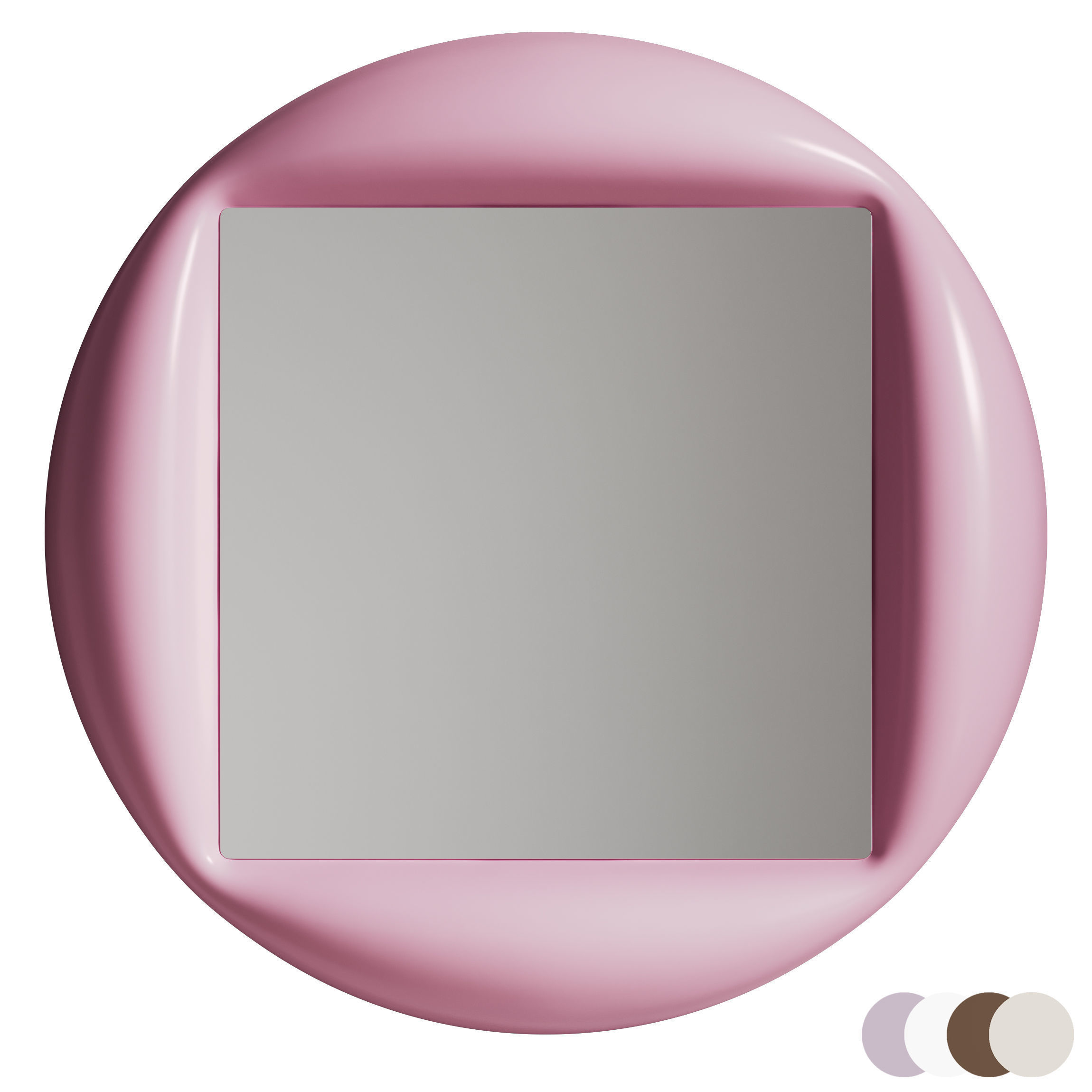 Puffer Mirror by Ready to Hang 3D model_1
