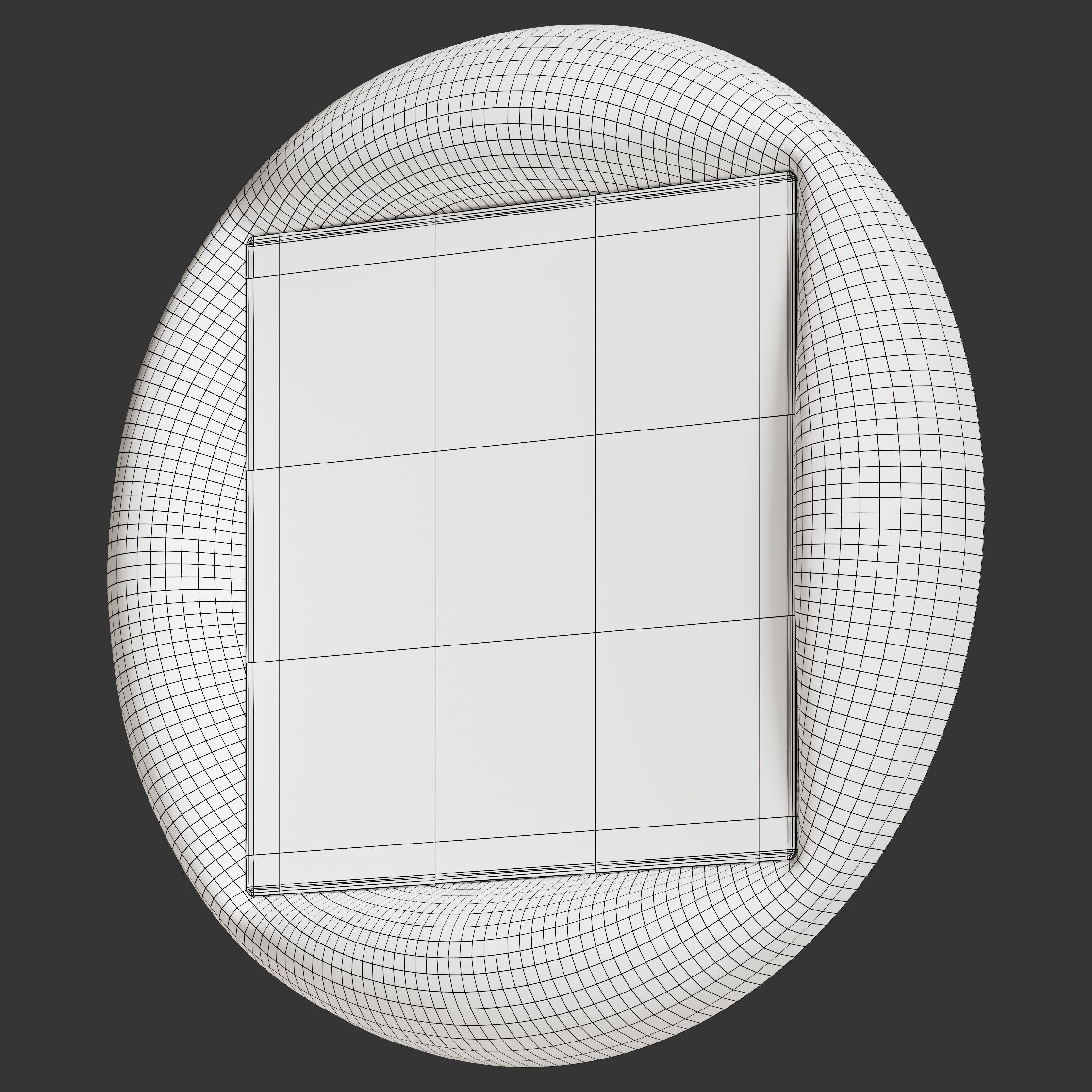 Puffer Mirror by Ready to Hang 3D model_6