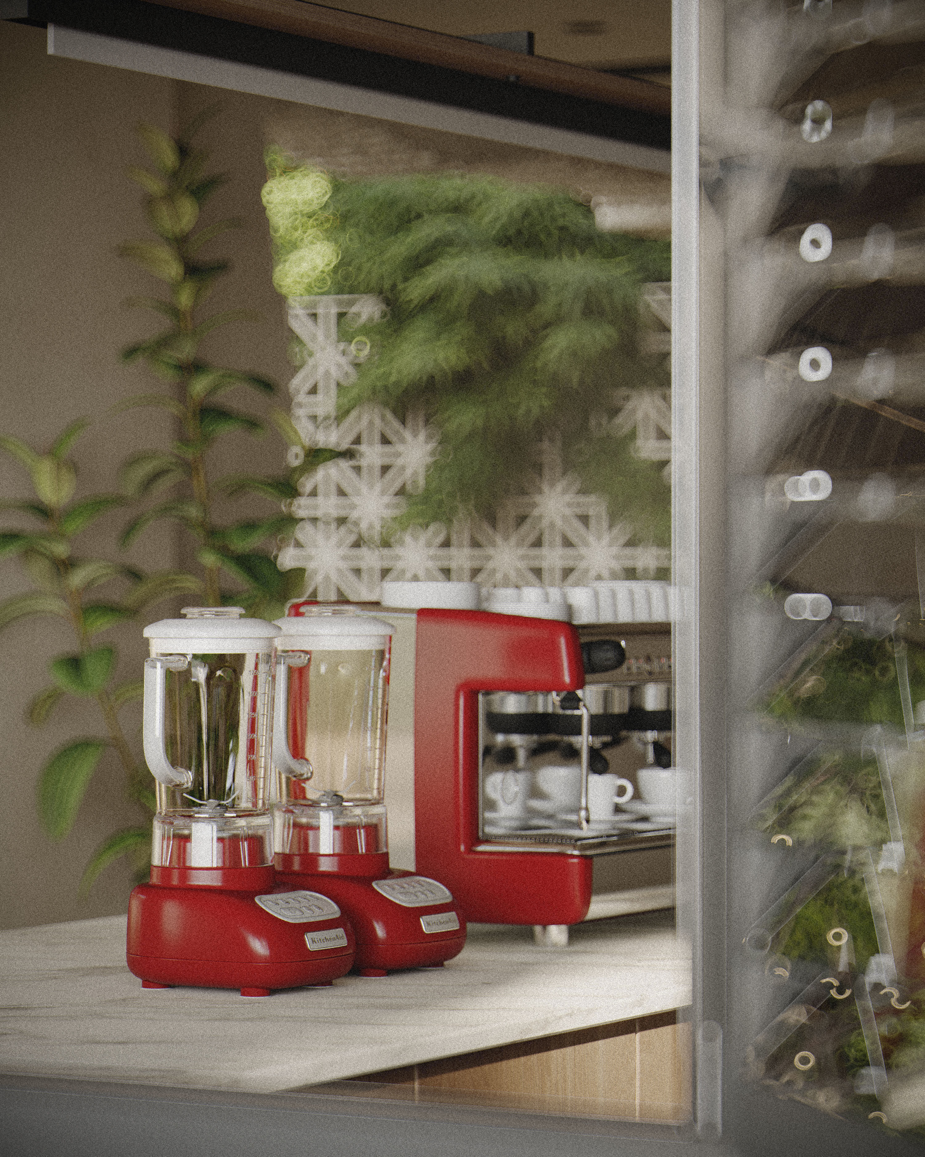 restaurant cafe  interior   3D model_15