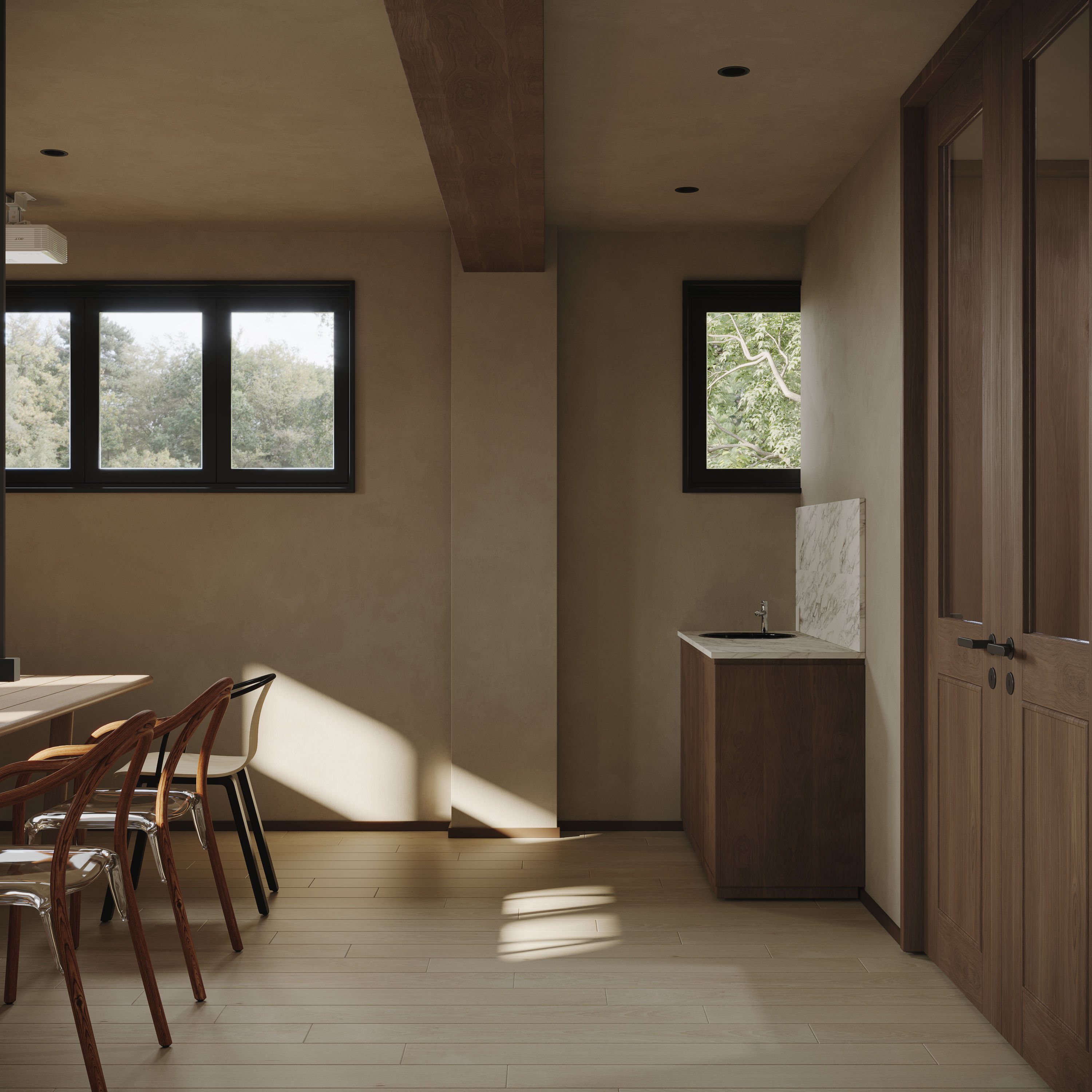 restaurant cafe  interior   3D model_6