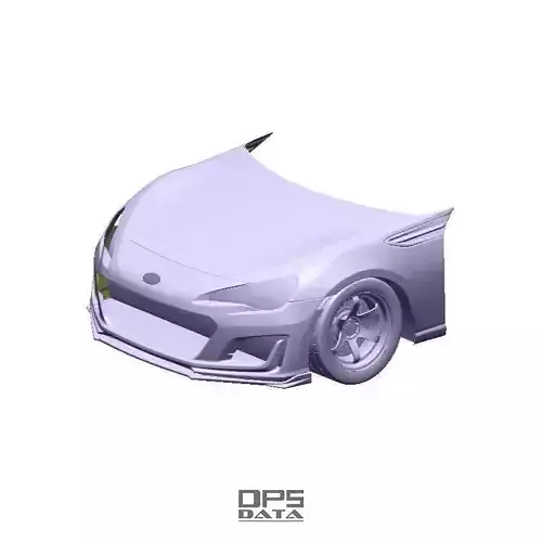 BRZ ZC6 Front Exterior Mesh Model - 3D Laser-Scanned