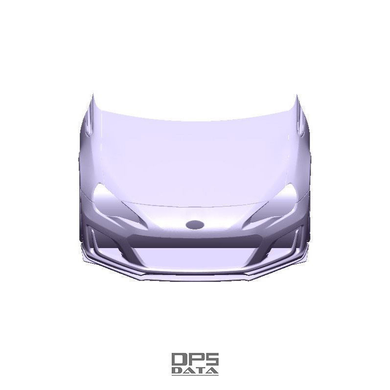 BRZ ZC6 Front Exterior Mesh Model - 3D Laser-Scanned 3D model_2