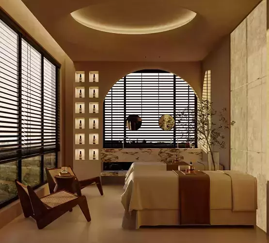 Spa - massage salon 3D model