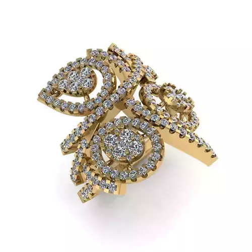 Jewelry 3D Models with render and 3dm  stl -R-16