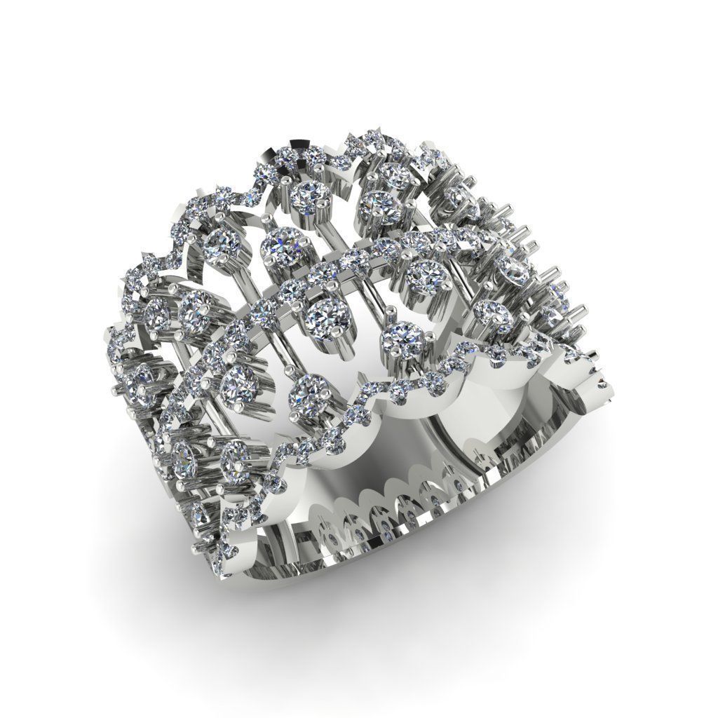 Jewelry 3D Models with render and 3dm stl -R-21 3D print model_2