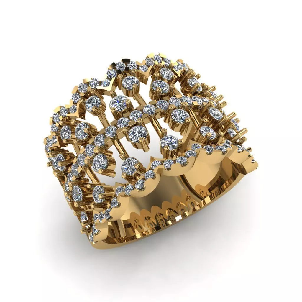 Jewelry 3D Models with render and 3dm stl -R-21 3D print model_0