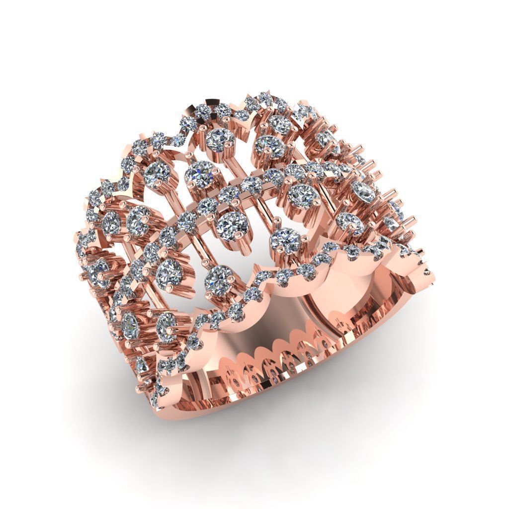 Jewelry 3D Models with render and 3dm stl -R-21 3D print model_1