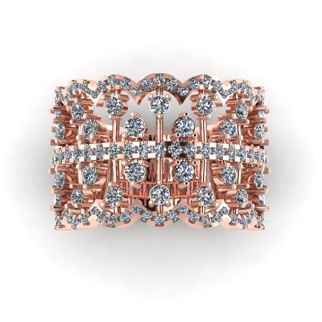 Jewelry 3D Models with render and 3dm stl -R-21 3D print model_10