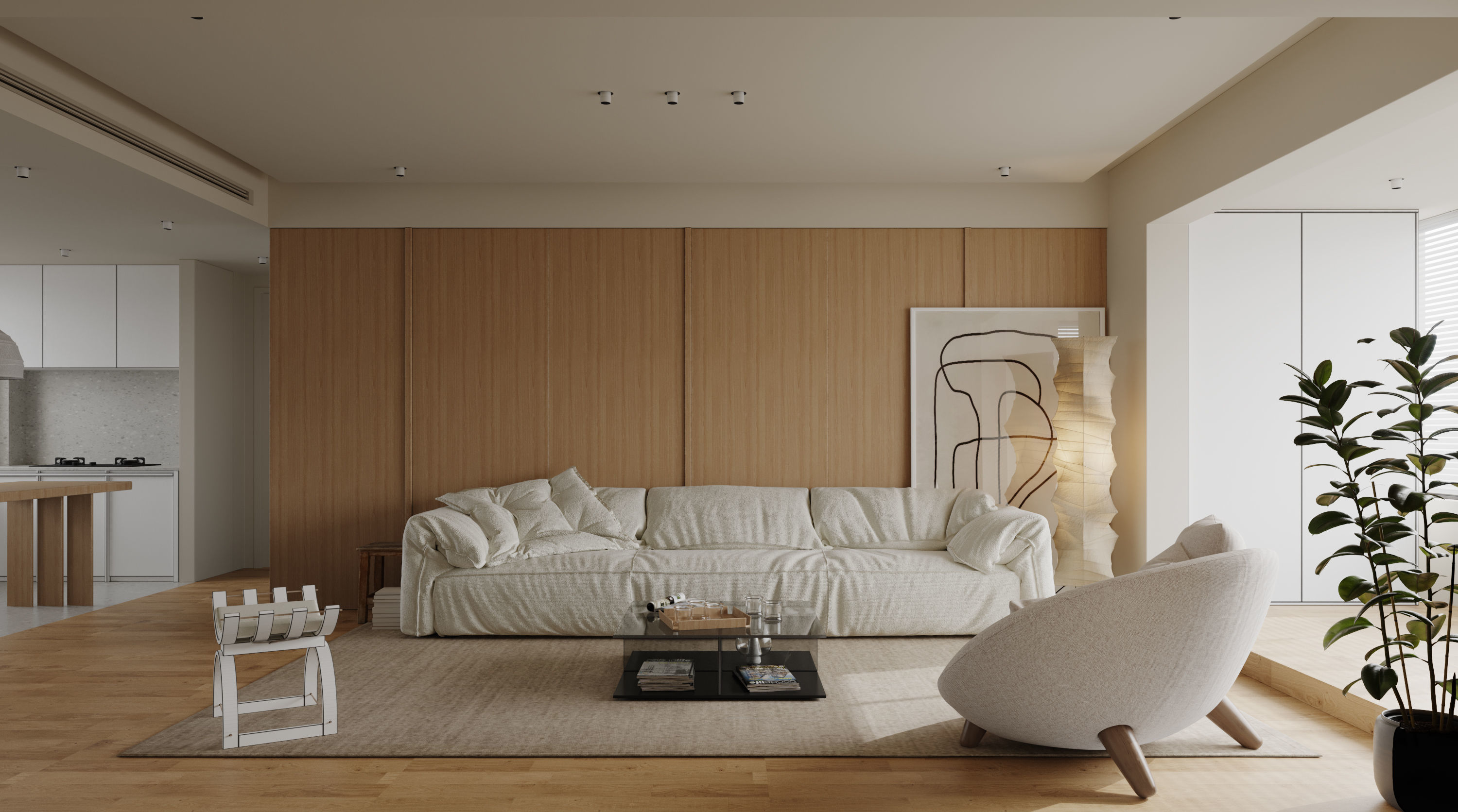 apartment interior scenes          3D model_1