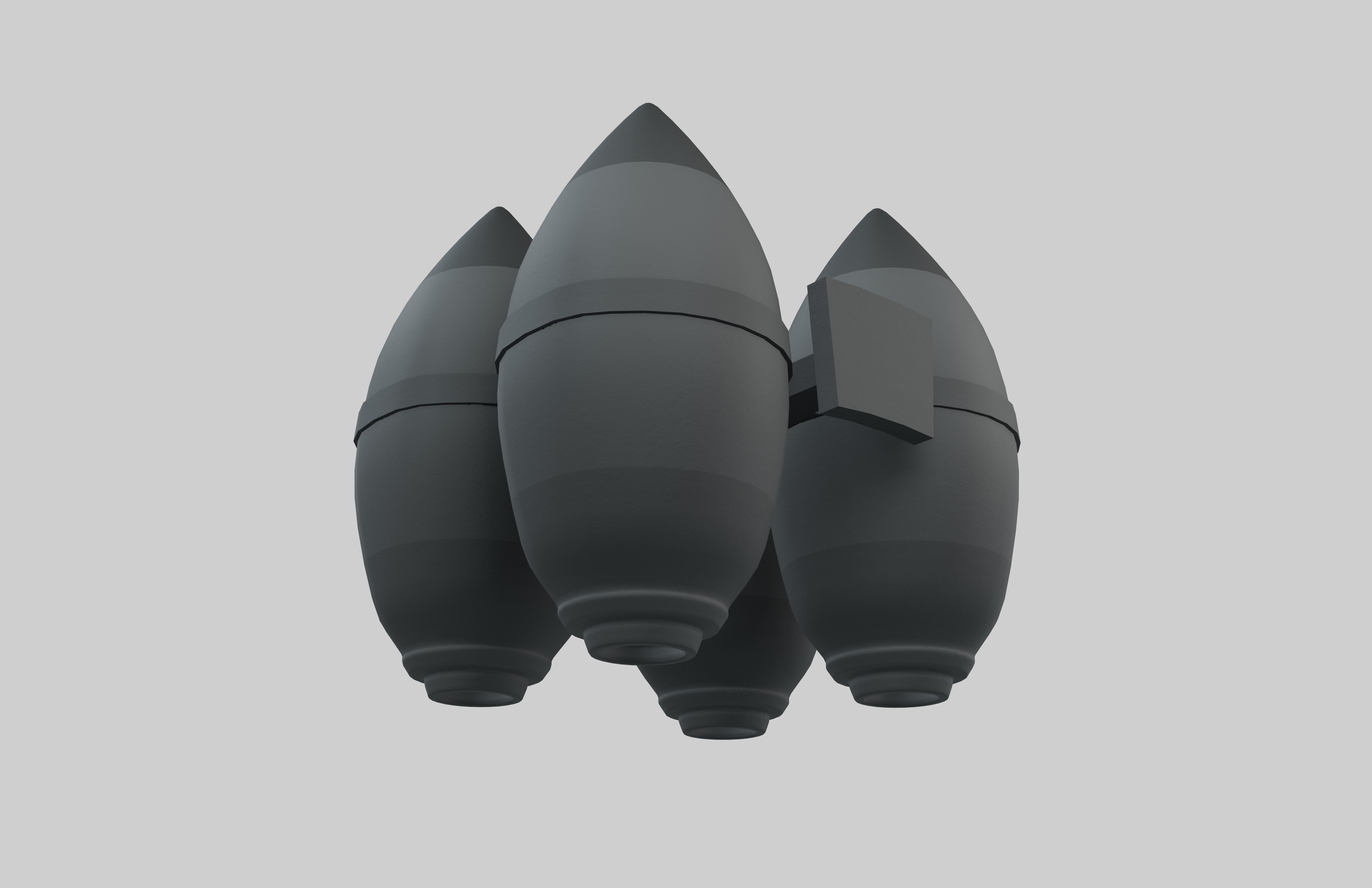 Jet Pack v2 002 Low-poly 3D model_3