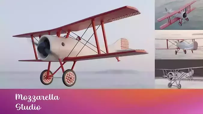 Biplane  3D model