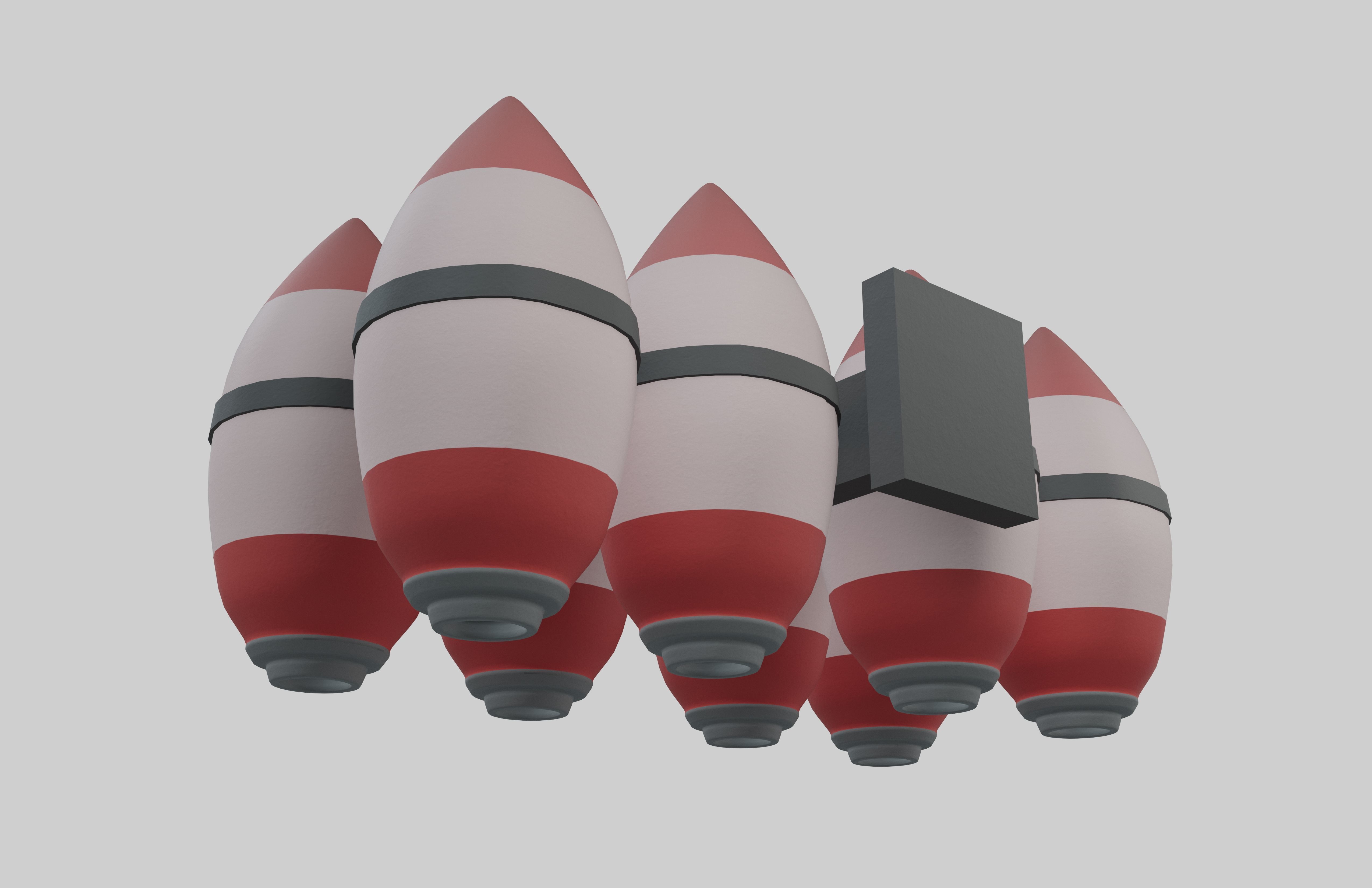 Jet Pack v3 001 Low-poly 3D model_3