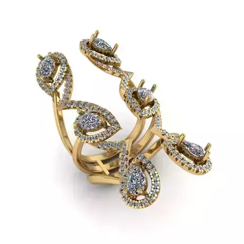 Jewelry 3D Models with render and 3dm  stl -R-23