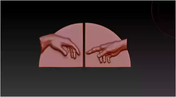 creation of adam bookend