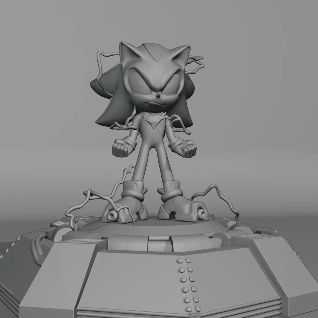 Shadow the hedhehog Free 3D print model