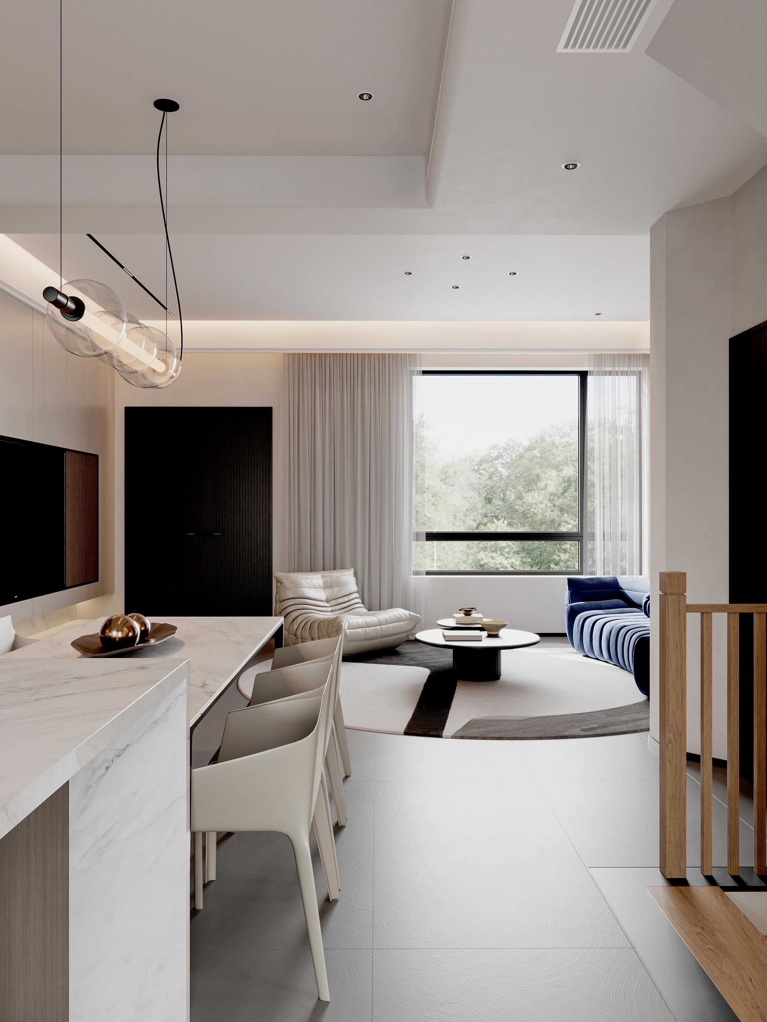 apartment interior scenes     3D model_5