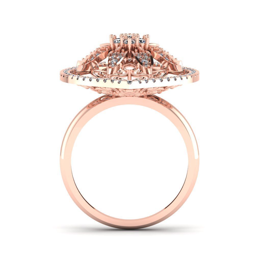 Jewelry 3D Models with render and 3dm stl -R-32 3D print model_4