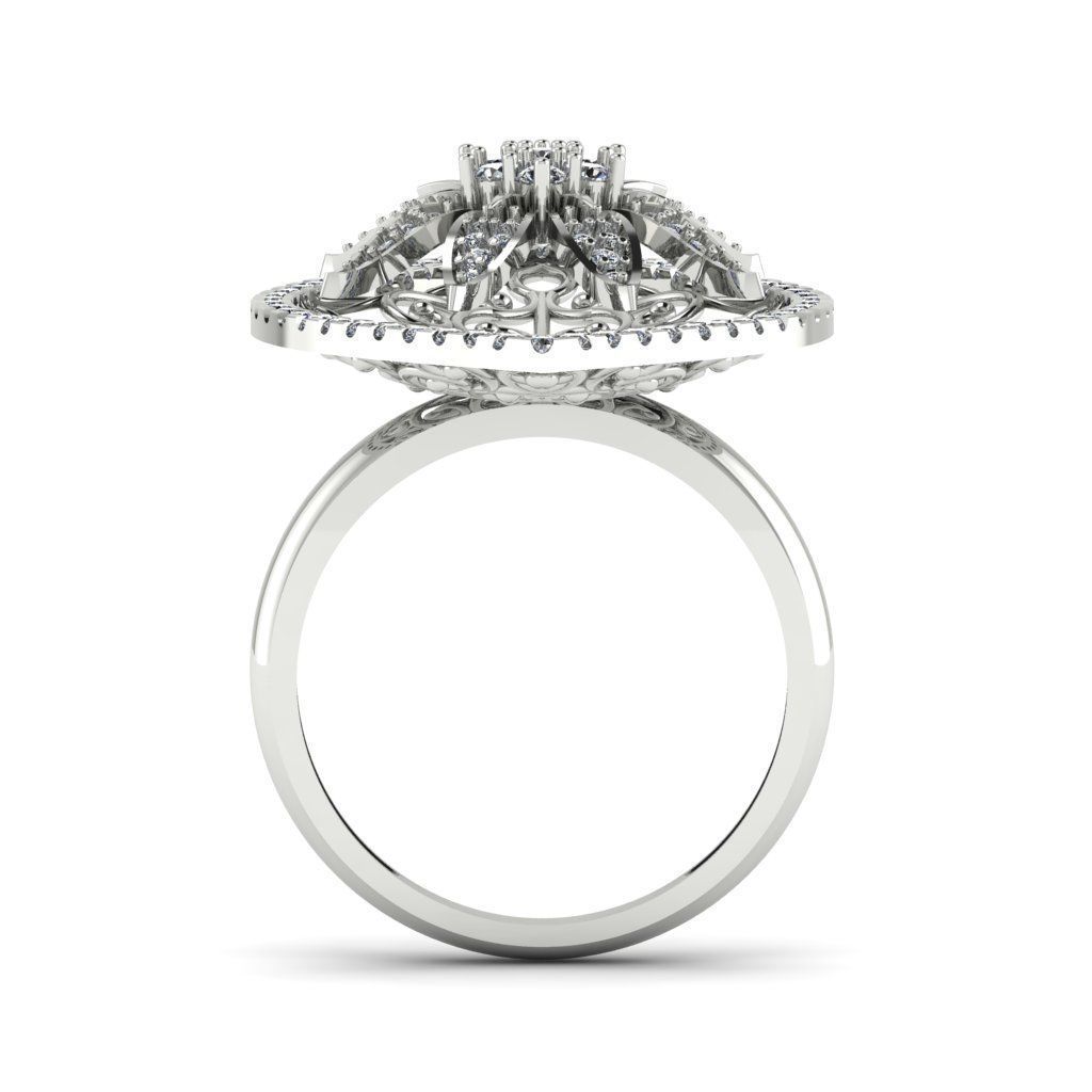 Jewelry 3D Models with render and 3dm stl -R-32 3D print model_5