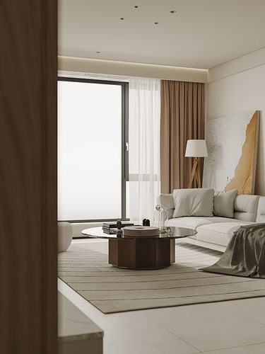 apartment interior scenes        3D model 6