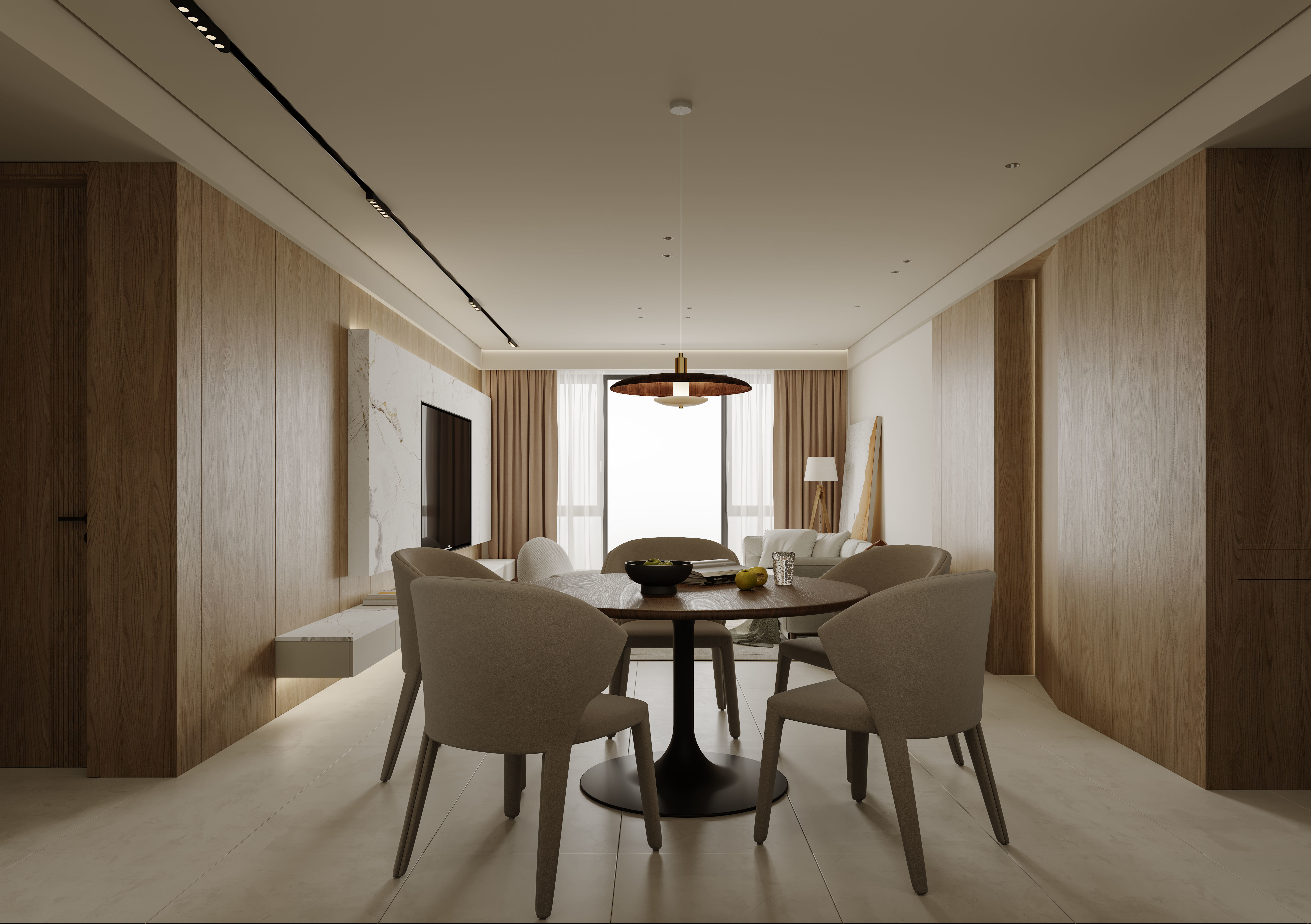 apartment interior scenes        3D model_2