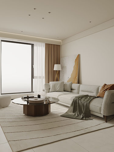 apartment interior scenes        3D model 5