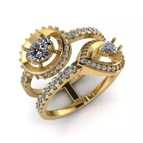 Jewelry 3D Models with render and 3dm  stl -R-42