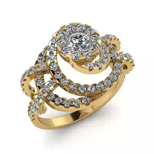 Jewelry 3D Models with render and 3dm  stl -R-43