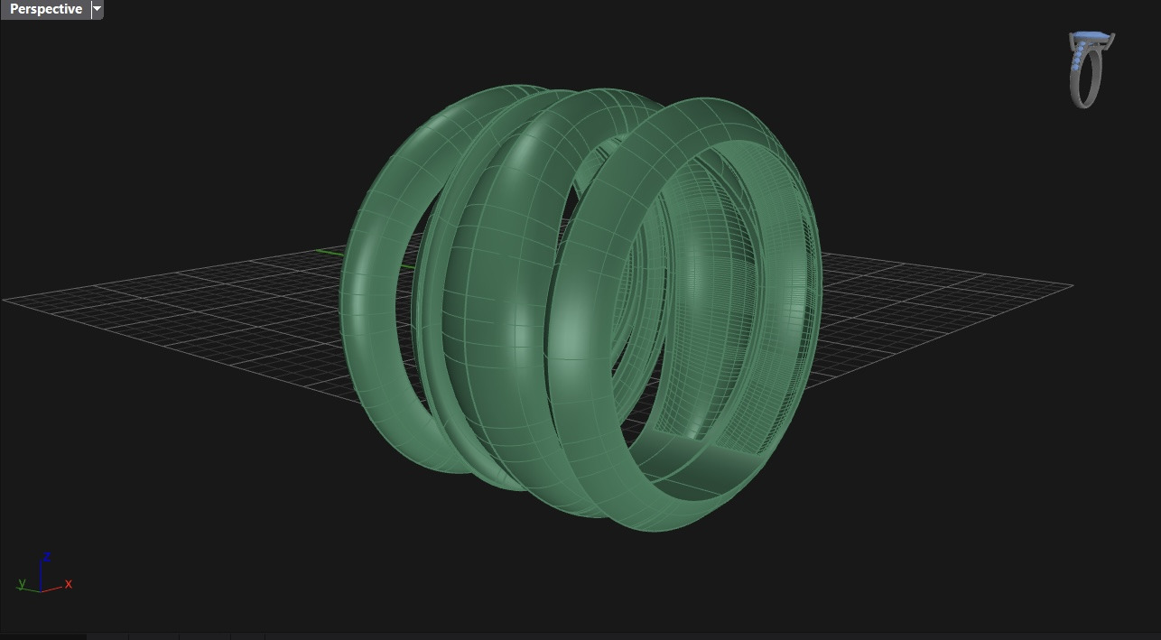 free form ring N23 3D print model_5