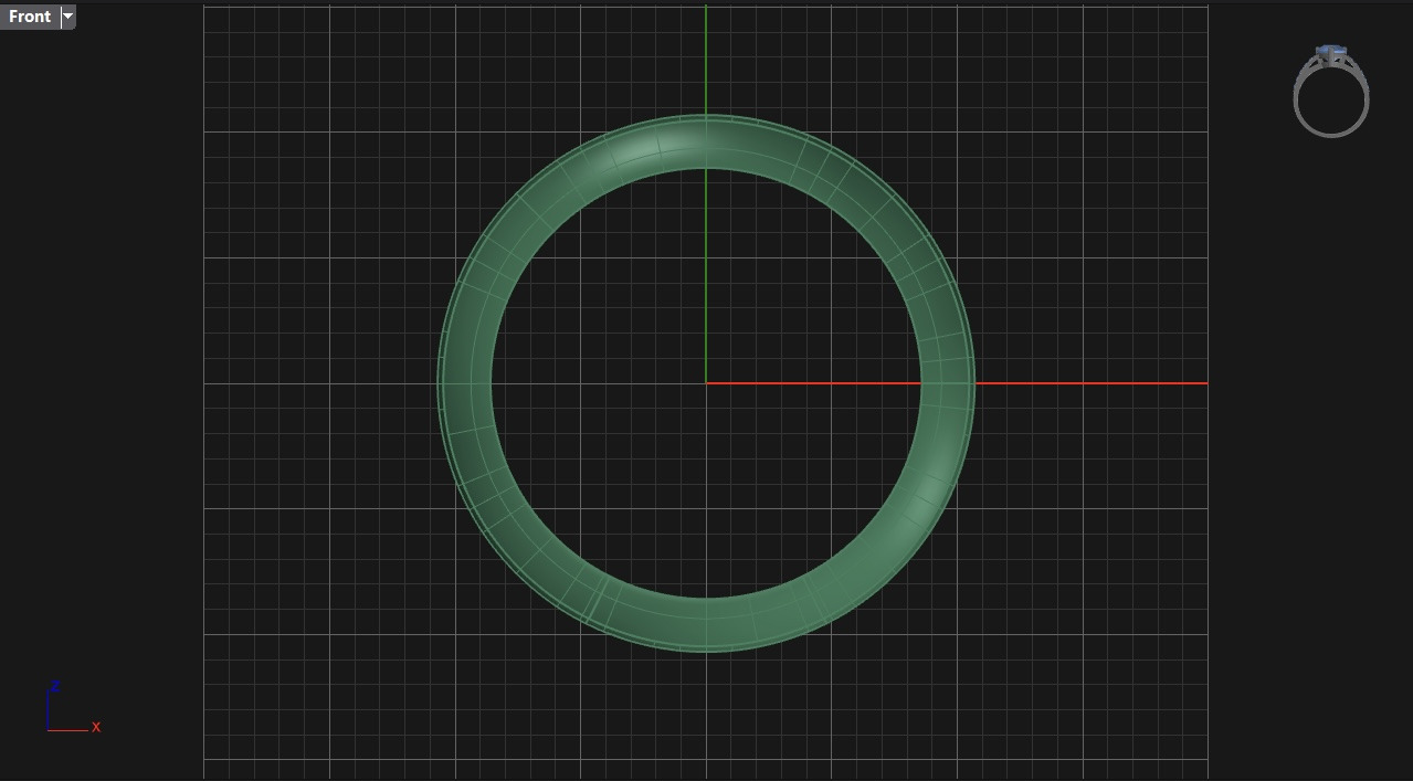 free form ring N23 3D print model_7