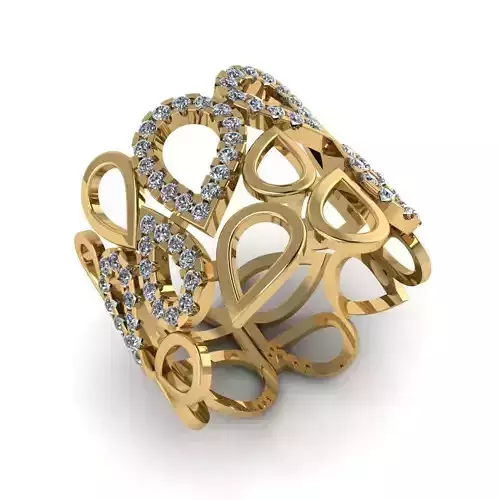 Jewelry 3D Models with render and 3dm  stl -R-44